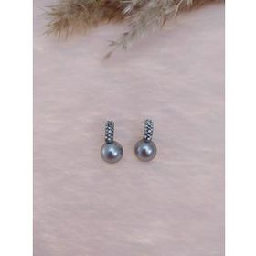 Hdmarketim Swarovski Taşlı İncili Doğa Temalı Küpe