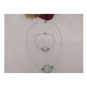 Hdmarketim Swarovski Taşlı Kaucuk Bileklikli Kolye