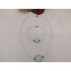 Hdmarketim Swarovski Taşlı Kaucuk Bileklikli Kolye