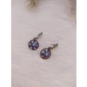 Hdmarketim Swarovski Taşlı Otantik Sallantılı Anadolu Doğa Temalı Küpe