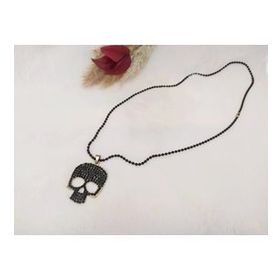 Hdmarketim Swarovski Taşlı Punisher Kurukafa Tema Tasarım Kolye