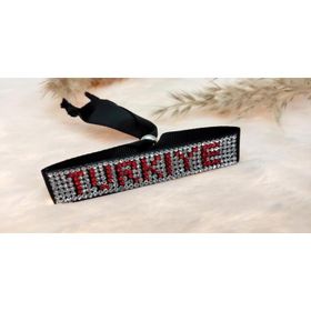 Hdmarketim Swarovski Taşlı Türkiye Yazılı Ayarlanabilir Bileklik