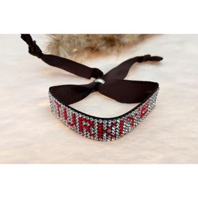 Hdmarketim Swarovski Taşlı Türkiye Yazılı Ayarlanabilir Bileklik