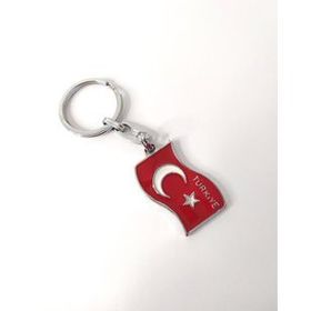 Hdmarketim Türk Bayraklı Çanta Süsü Anahtarlık