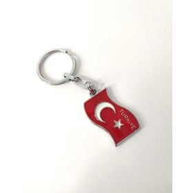 Hdmarketim Türk Bayraklı Çanta Süsü Anahtarlık
