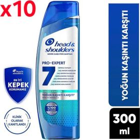 Head & Shoulders 10x300 ml Pro Expert 7 Nane Mentol Yoğun Kaşıntı Karşıtı Şampuan