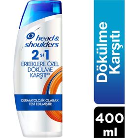 Head & Shoulders 2 si 1 Arada Erkeklere Özel Saç Dökülmelerine Karşı 400 Ml Şampuan