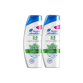 Head & Shoulders 2'si 1 Arada Mentol Ferahlığı 2x400 ml Şampuan