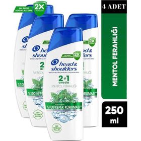 Head & Shoulders 2'si 1 Arada Mentol Ferahlığı 4x250 ml Şampuan