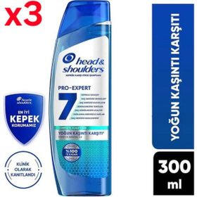 Head & Shoulders 3x300 ml Pro Expert 7 Nane Mentol Yoğun Kaşıntı Karşıtı Şampuan