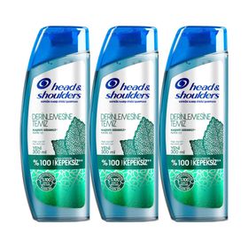 Head & Shoulders 3x330 ml Derinlemesine Temizlik Kaşıntı Giderici Nane Şampuan