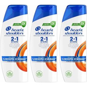 Head & Shoulders 3x330 ml Erkeklere Özel Saç Dökülmelerine Karşı Etkili 2'in 1 Şampuan
