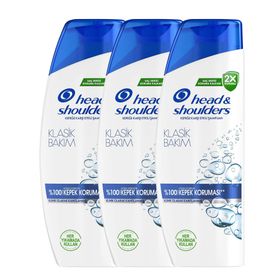 Head & Shoulders 3x330 ml Klasik Bakım Kepek Karşıtı Günlük Kullanım Şampuan