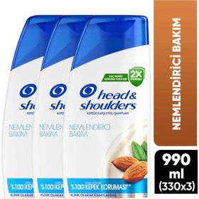 Head & Shoulders 3x330 ml Nemlendirici Bakım Şampuan