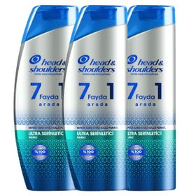 Head & Shoulders 7 Fayda 1 Arada Serinletici Naneli Kepeğe Karşı Etkili 3x360 ml Şampuan