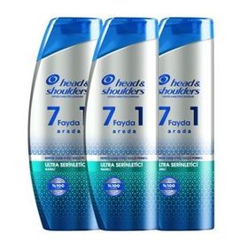 Head & Shoulders 7 Fayda 1 Arada Serinletici Naneli Kepeğe Karşı Etkili 3x360 ml Şampuan
