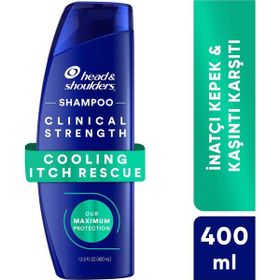 Head & Shoulders Clinical Strength Cooling Itch Rescue 400 ml Kaşıntı Karşıtı Şampuan