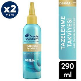 Head & Shoulders Dermaxpro Tazelenme Takviyesi 2x145 ml Saç Derisi Balsamı