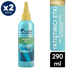 Head & Shoulders Dermaxpro Yatıştırıcı Aloe İçeren Kepek Karşıtı 2x145 ml Saç Derisi Balsamı