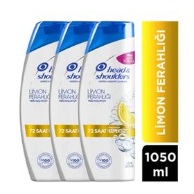Head & Shoulders Limon Ferahlığı 2'si 1 Arada 3x350 ml Şampuan