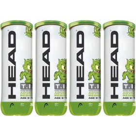 Head Tip 3'lü 9-10 Yaş Yeşil Çocuk Tenis Topu