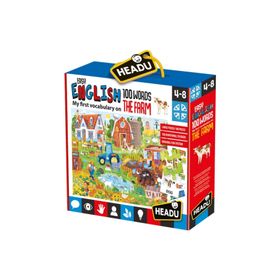 Headu 100 İngilizce Kelime Çiftlik Puzzle