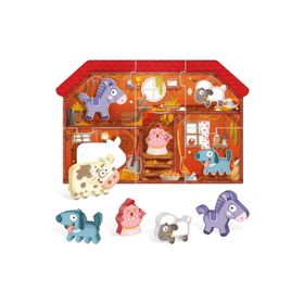 Headu Montessorı Fırst The Farm 2-4 Yaş Puzzle