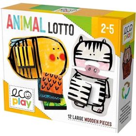 Headu MU28610 Ecoplay Anımal Lotto Oyun Kartları