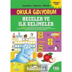Heceler ve İlk Kelimeler-Okula Gidiyorum-Kolektif