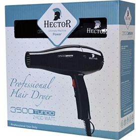 Hector 3500 Turbo 2400W Profesyonel Siyah Saç Kurutma Makinesi