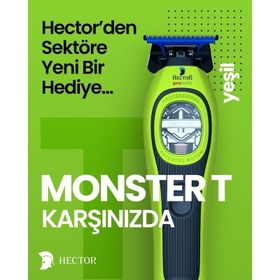 Hector Monster T Yeşil Profesyonel Tıraş Makinesi