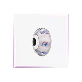 Hector&Co. Jewellery Kelebek Desenli Murano Cam Charm