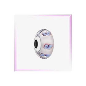 Hector&Co. Jewellery Kelebek Desenli Murano Cam Charm
