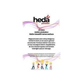 Heda Porselen Dalya 18 Parça 6 Kişilik Porselen Yemek Takımı