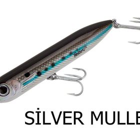 Heddon Lures Chug N Spook Jr. Su Üstü Silver Mullet Suni Yem