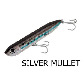 Heddon Lures Chug N Spook Jr. Su Üstü Silver Mullet Suni Yem