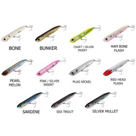 Heddon Lures Chug N Spook Su Üstü Ham Bone Flash Suni Yem