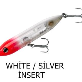 Heddon Lures Super Spook Jr. Su Üstü Pink Silver İnsert Suni Yem