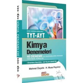 Hedef Kitap ÖSYM Tarzı Sorularla TYT-AYT Kimya Denemeleri