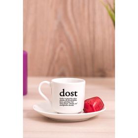Hediye Dükkanı Dost Kelime Anlamı Porselen Türk Kahvesi Fincanı
