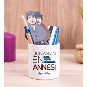 Hediye Dükkanı Dünyanın En Iyi Annesi Seramik Kalemlik