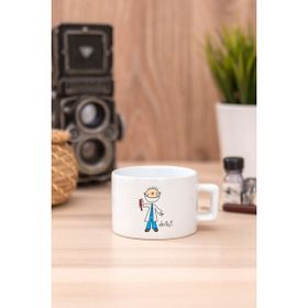 Hediye Dükkanı Erkek Diş Hekimi Karikatürü Fincan