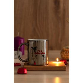 Hediye Dükkanı Fotoğrafçı Ahşap Altlıklı Mumlu Silver Kupa Bardak