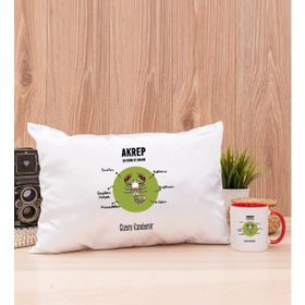 Hediye Dükkanı Kişiye Özel Akrep Burcuna Hediye Kırmızı Kupa Bardak
