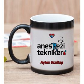 Hediye Dükkanı Kişiye Özel Anestezi Teknikeri Sihirli Kupa Bardak