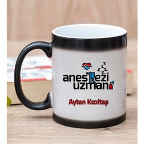 Hediye Dükkanı Kişiye Özel Anestezi Uzmanı Sihirli Kupa Bardak