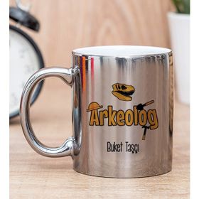 Hediye Dükkanı Kişiye Özel Arkeolog Silver Kupa Bardak