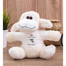 Hediye Dükkanı Kişiye Özel Askere Hediye Peluş Koyun