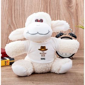 Hediye Dükkanı Kişiye Özel Awesome Dad Peluş Koyun