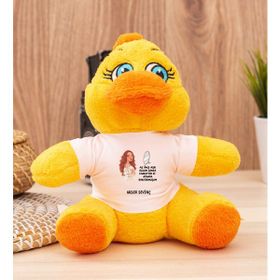 Hediye Dükkanı Kişiye Özel Az Önce Aşık Oldum Tasarım Esprili Peluş Civciv